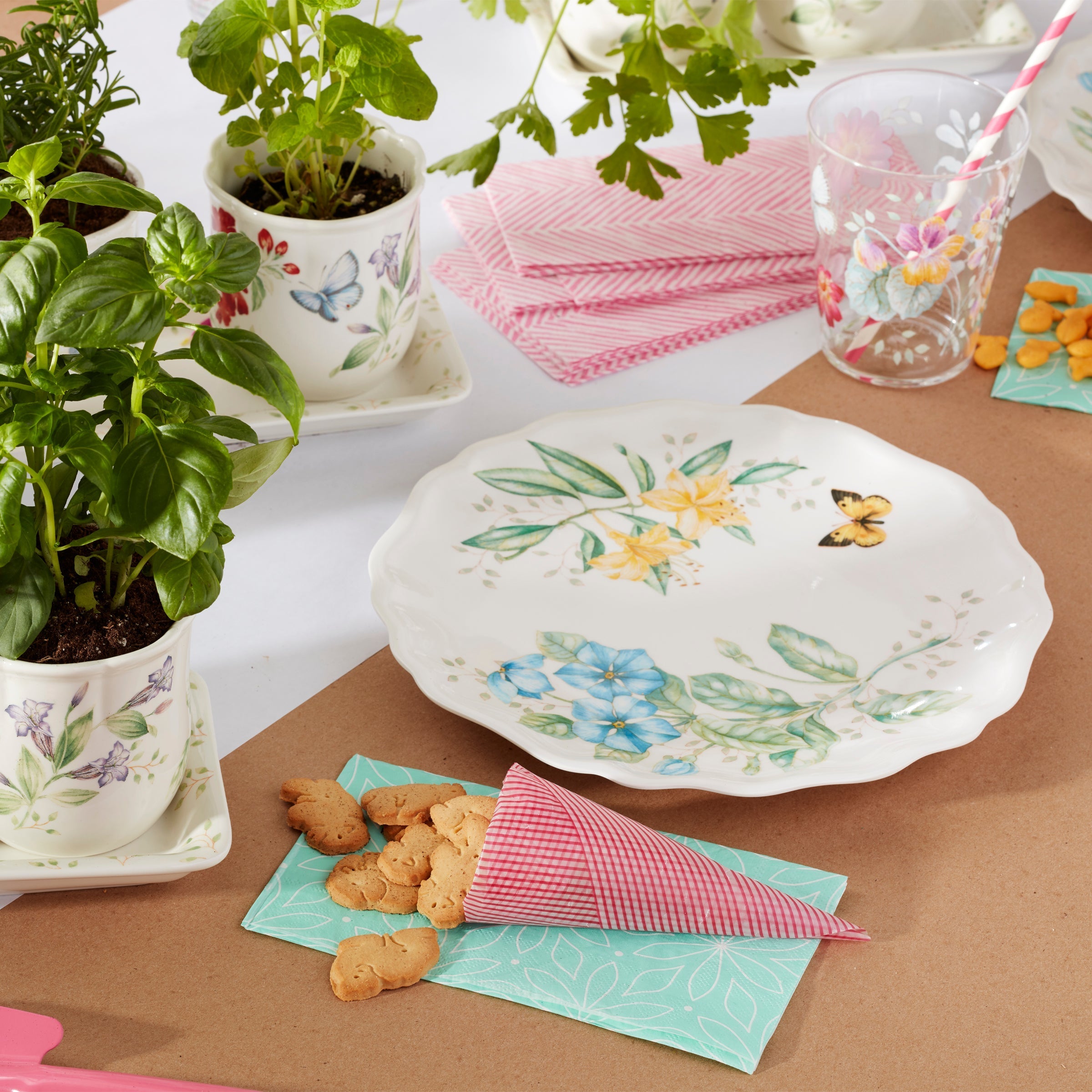 Lenox Westmore Butterfly Meadow Melamine Dinner Plates, Set of 4 - Image 5