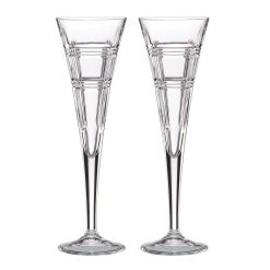 Lenox Westmore Hudson Crystal Toasting Flutes, Set of 2
