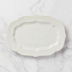 Lenox Westmore French Perle White Large Serving Platter