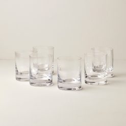 Lenox Westmore Tuscany Classics Cylinder Double Old Fashion Glasses, Set of 6