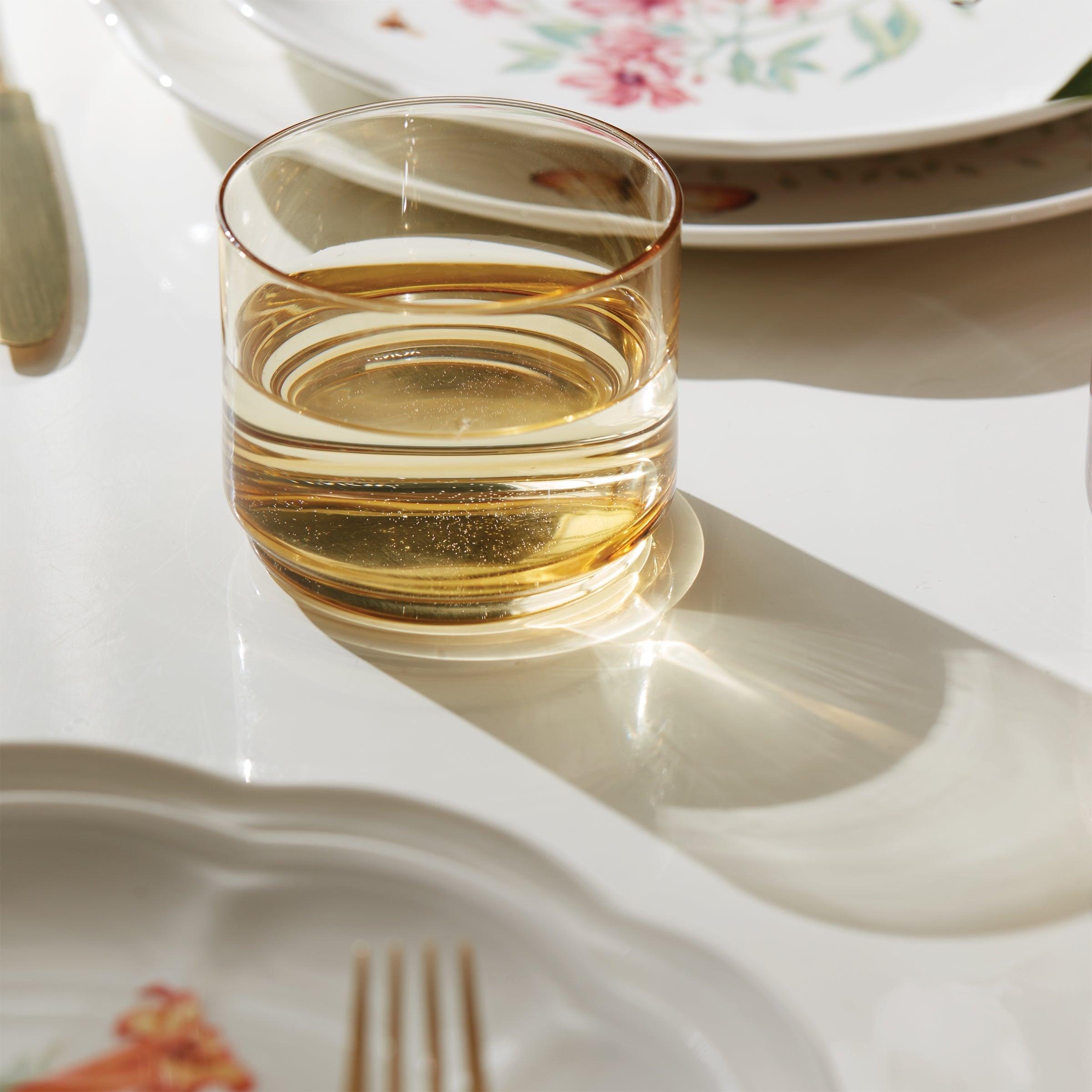Lenox Westmore Tuscany Classics Stackable Amber Short Glasses, Set of 4 - Image 7