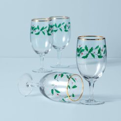 Lenox Westmore Holiday Iced Beverage Glasses, Set of 4