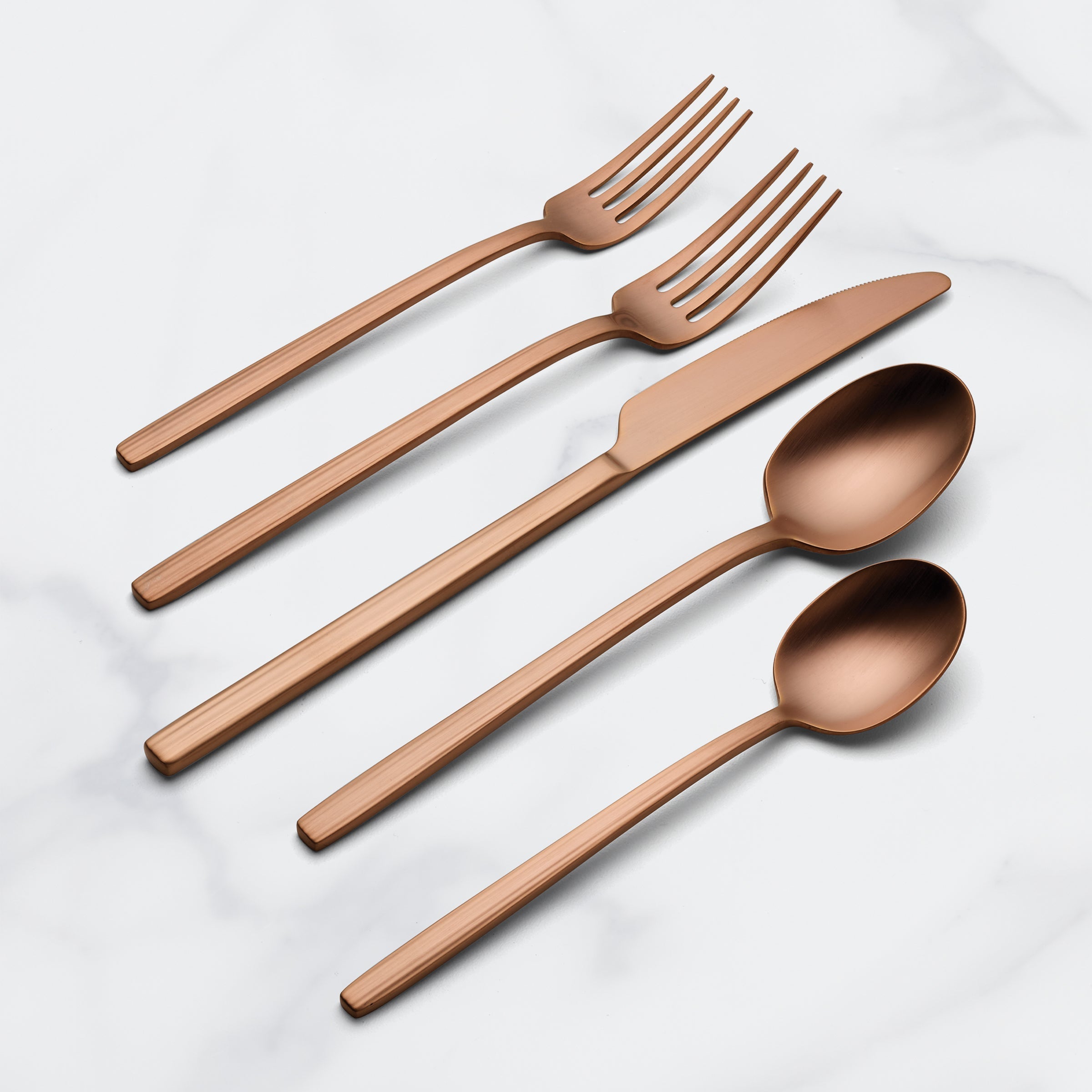 Lenox Westmore Dean Rose Gold Satin 20-Piece Flatware Set