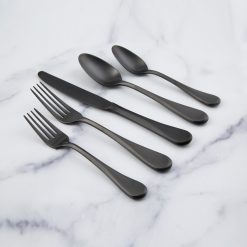 Lenox Westmore Eloquence Black Satin 20-Piece Flatware Set