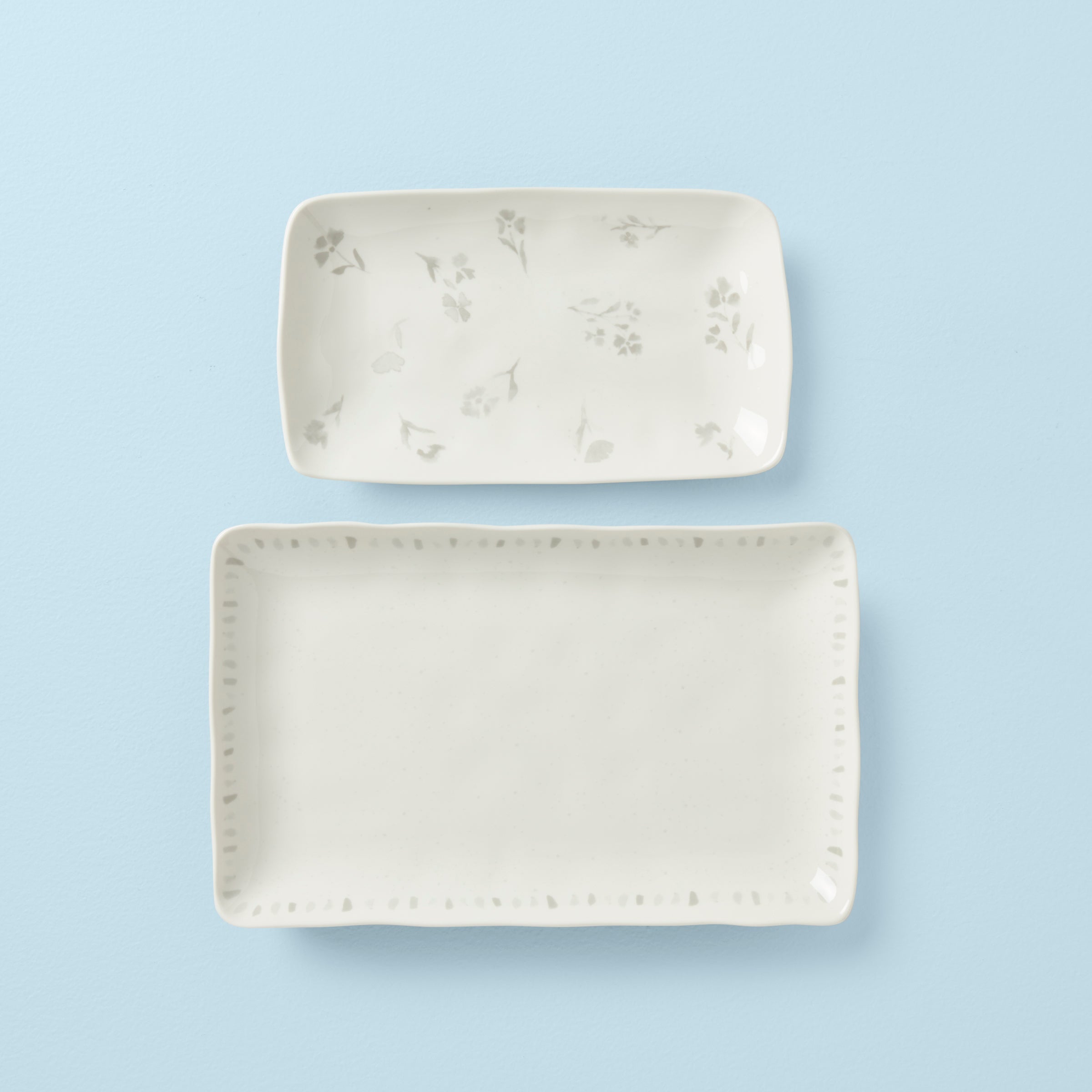 Lenox Westmore Oyster Bay 2-Piece Nesting Serving Platters - Image 2