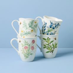 Alternative view of Lenox Westmore Butterfly Meadow Herbs Mugs, Set of 4
