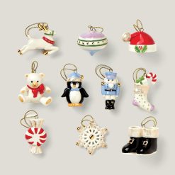 Lenox Westmore Christmas Memories 10-Piece Mini Ornament Set
