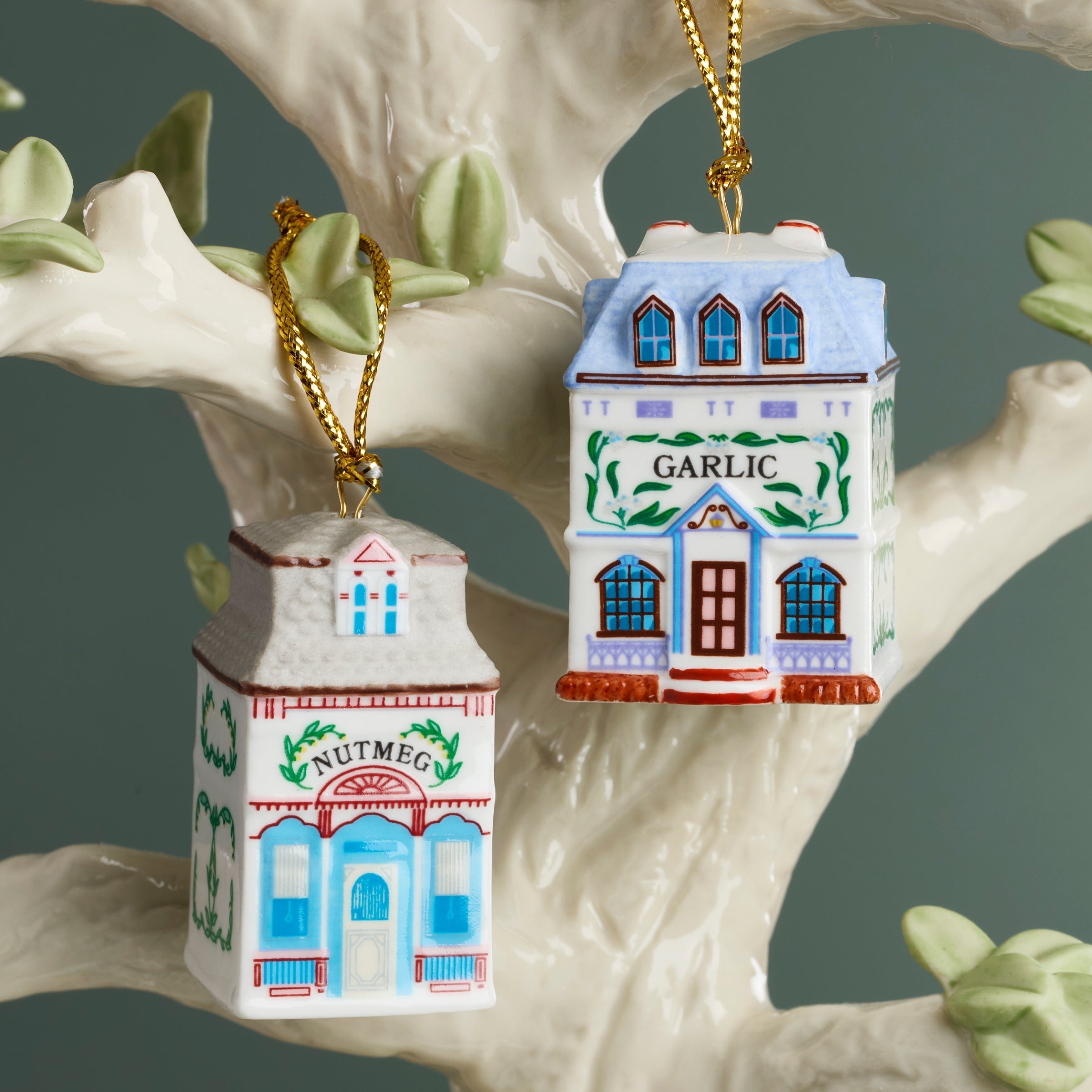 Lenox Westmore Lenox Spice Village 10-Piece Mini Ornament Set - Image 5