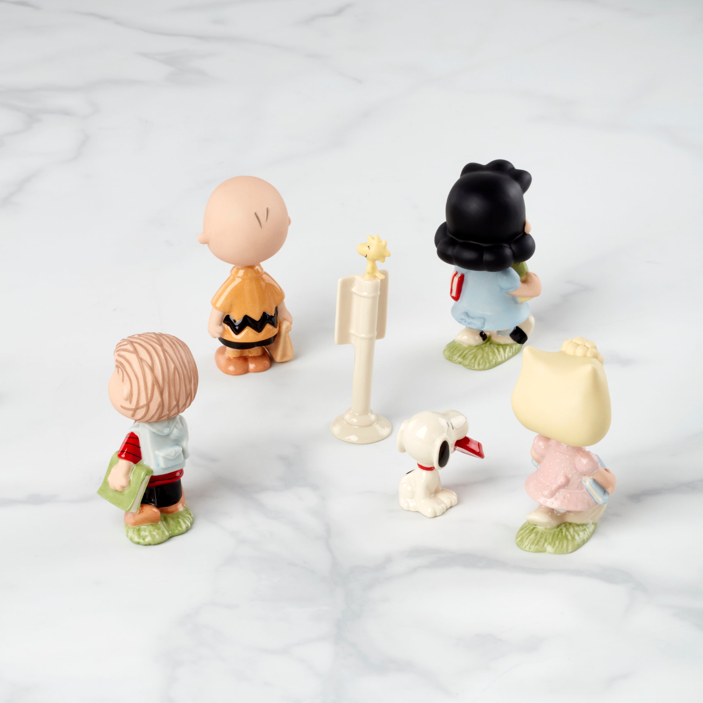 Lenox Westmore Peanuts 6-Piece Back To School Figurine Set - Image 2