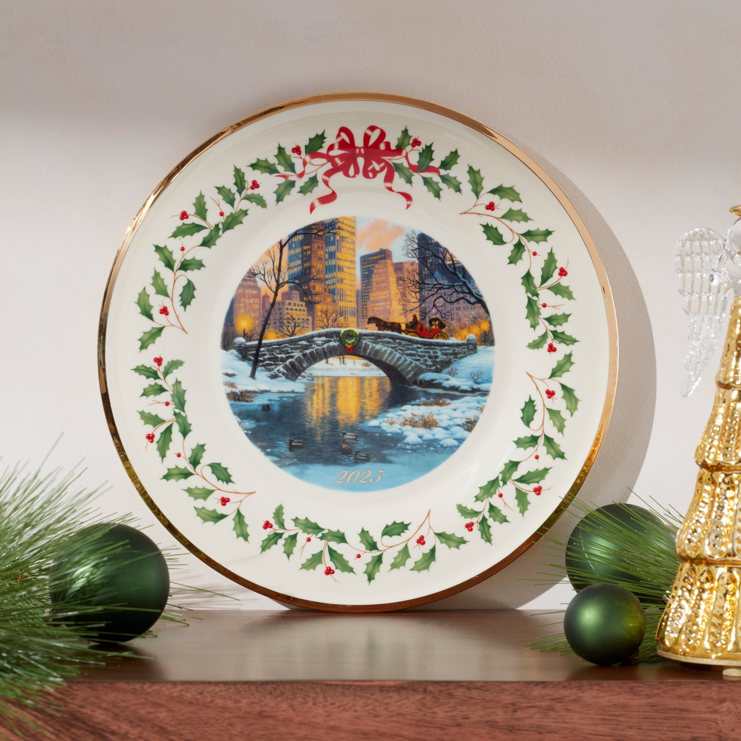 Lenox Westmore 2025 Annual Holiday Plate Night Snow - Image 2
