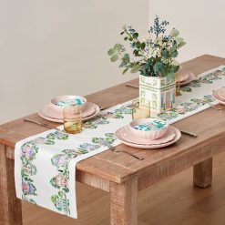 Lenox Westmore Lenox Spice Village Print Embroidered 14x70 Table Runner