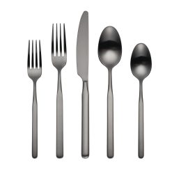 Lenox Westmore Mercer Gunmetal 5-Piece Place Setting