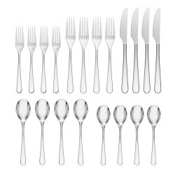 Alternative view of Lenox Westmore Kenbrook 20-Piece Flatware Set