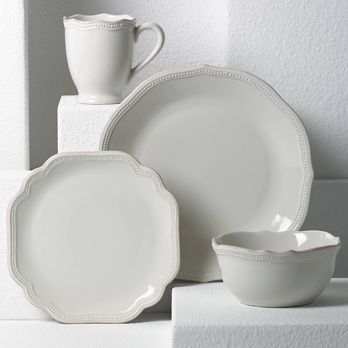 Lenox Westmore French Perle Bead White 4-Piece Place Setting - Image 2