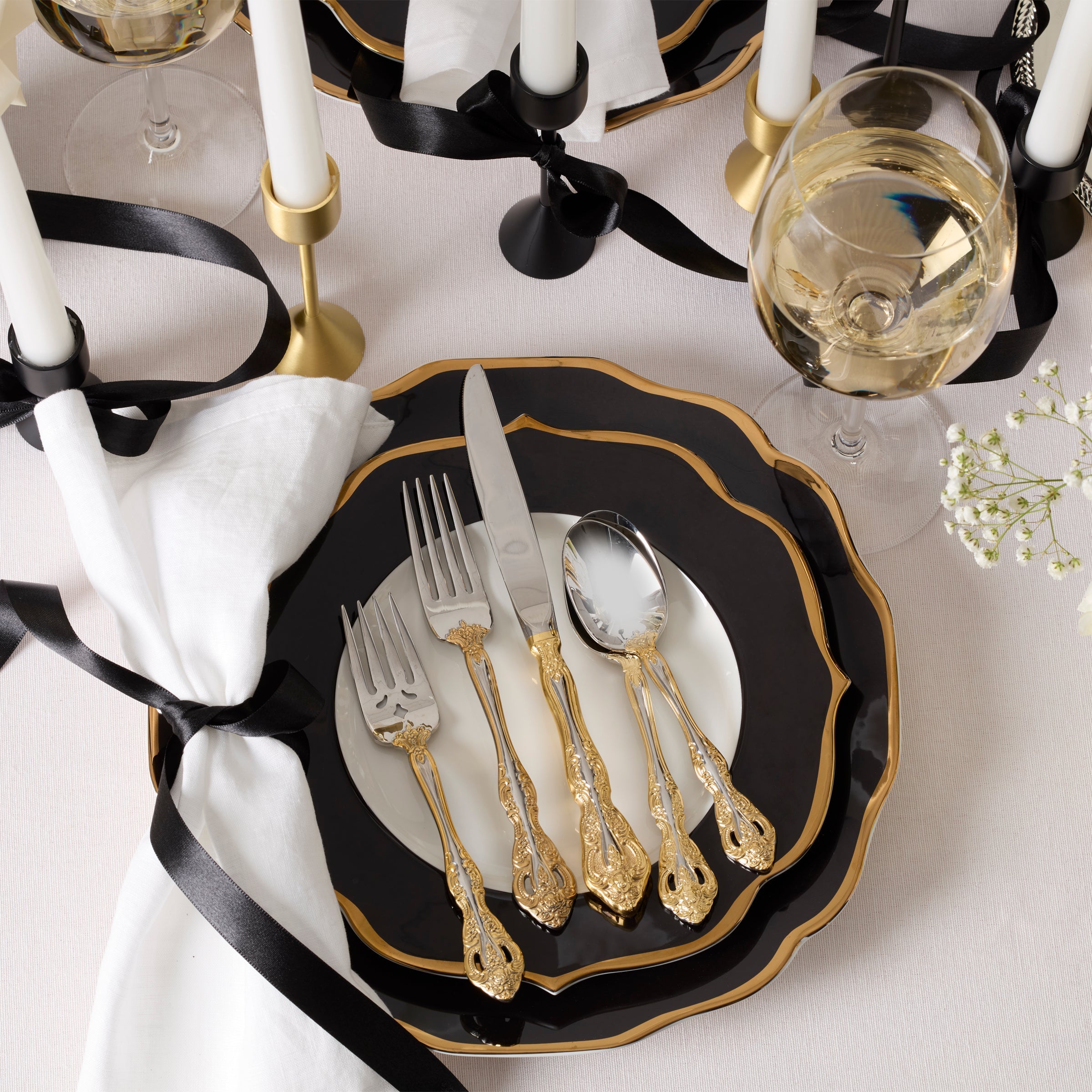 Lenox Westmore Golden Michelangelo 20-Piece Flatware Set - Image 2