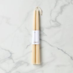 Lenox Westmore Dipped Parchment 12 Taper Candle, Set of 2