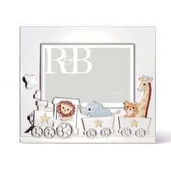 Lenox Westmore Animal Train Silverplate 5x7 Photo Frame