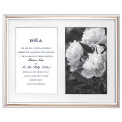 Lenox Westmore Rosy Glow Double 5x7 Photo Frame