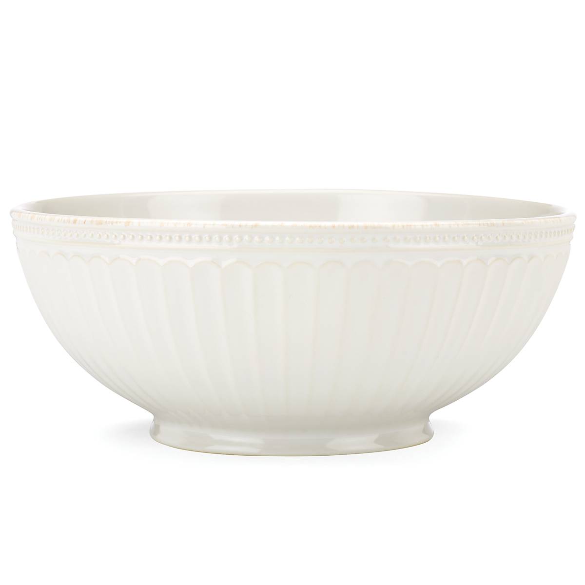 Lenox Westmore French Perle Groove White Medium Bowl - Image 2