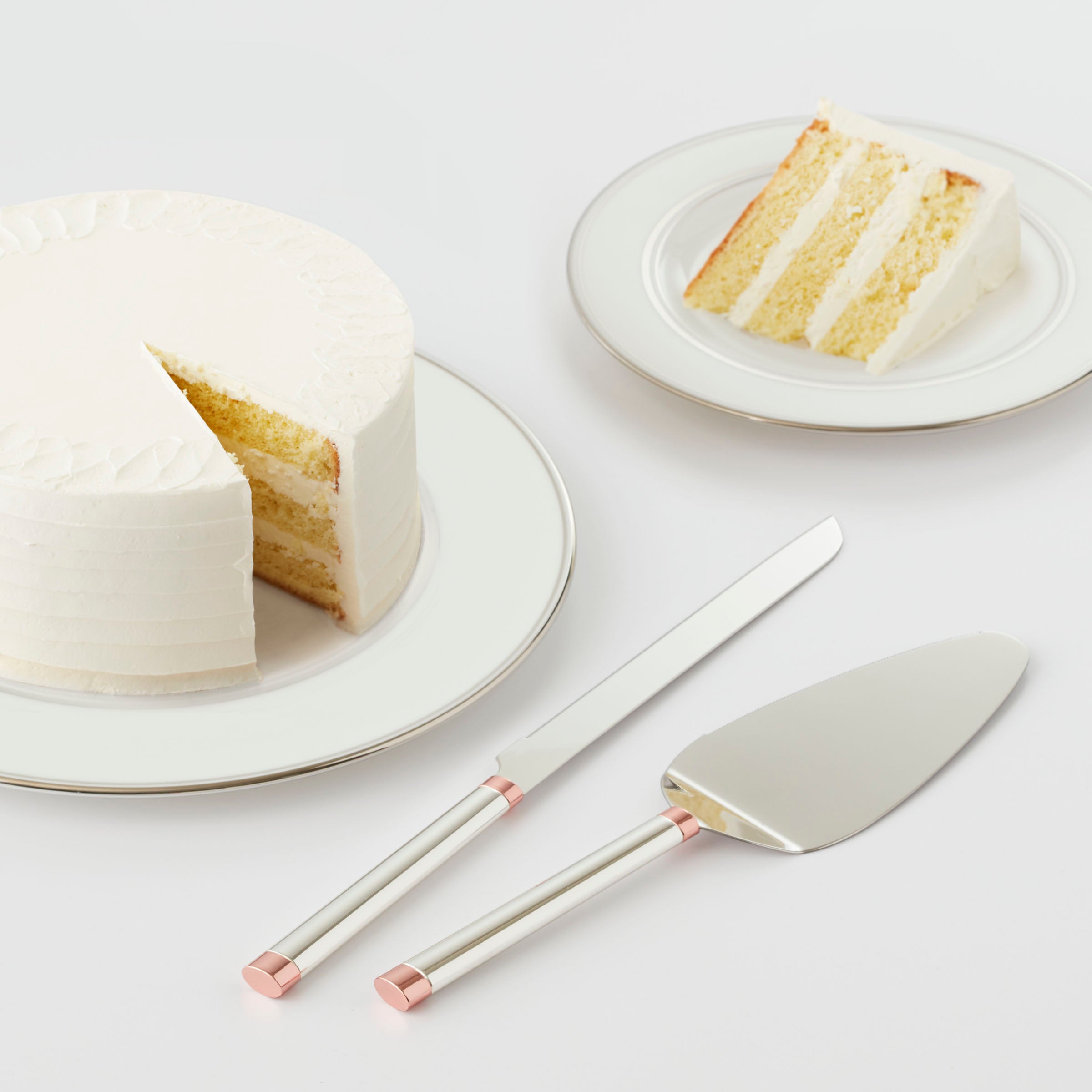 Lenox Westmore Rosy Glow 2-Piece Dessert Set - Image 2
