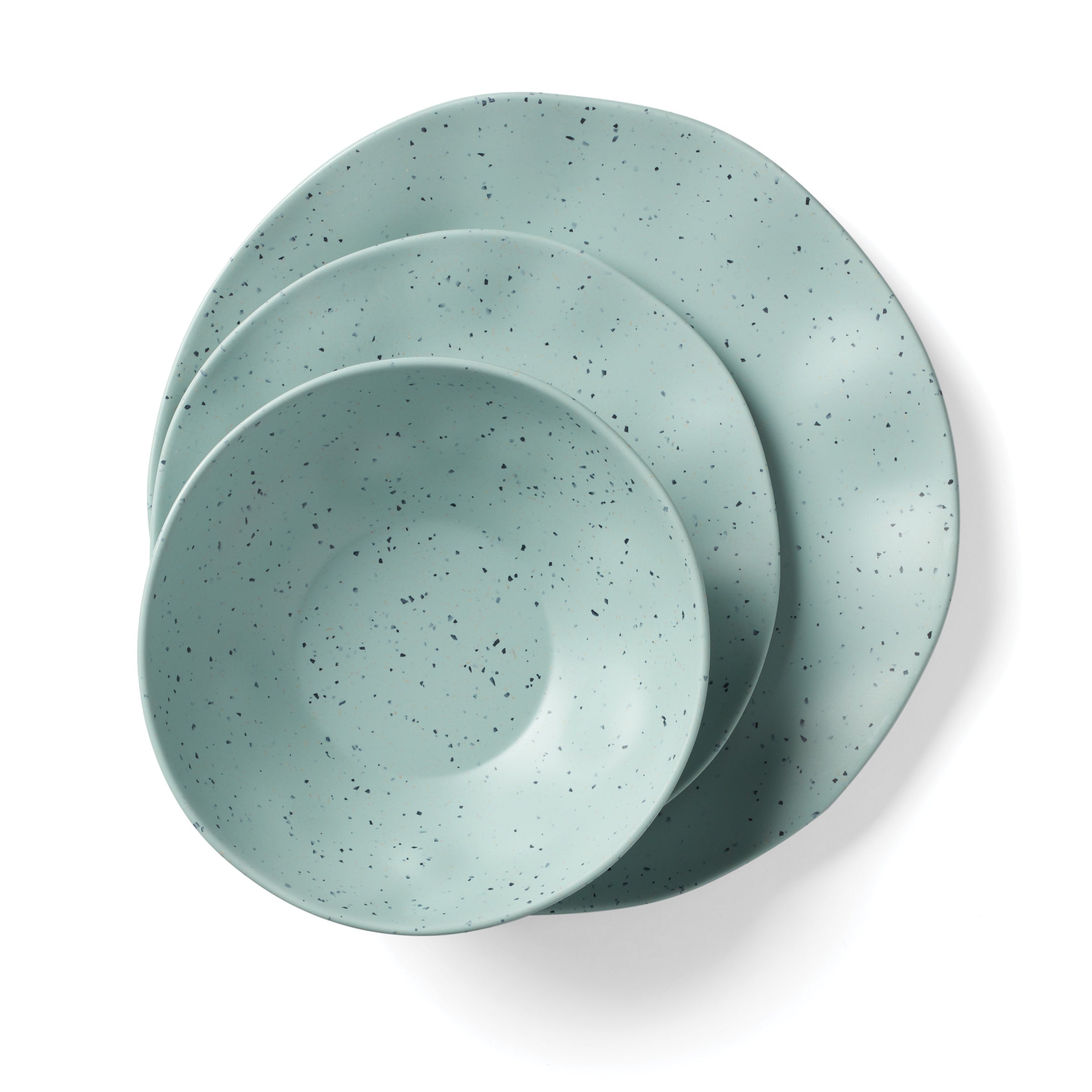 Lenox Westmore Terrazzo Melamine Mint 12-Piece Dinnerware Set - Image 15
