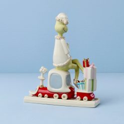 Alternative view of Lenox Westmore All Aboard with Mr. Grinch Figurine