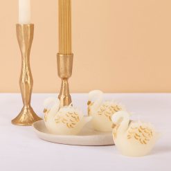 Alternative view of Lenox Westmore Swan Candles, Set of 3