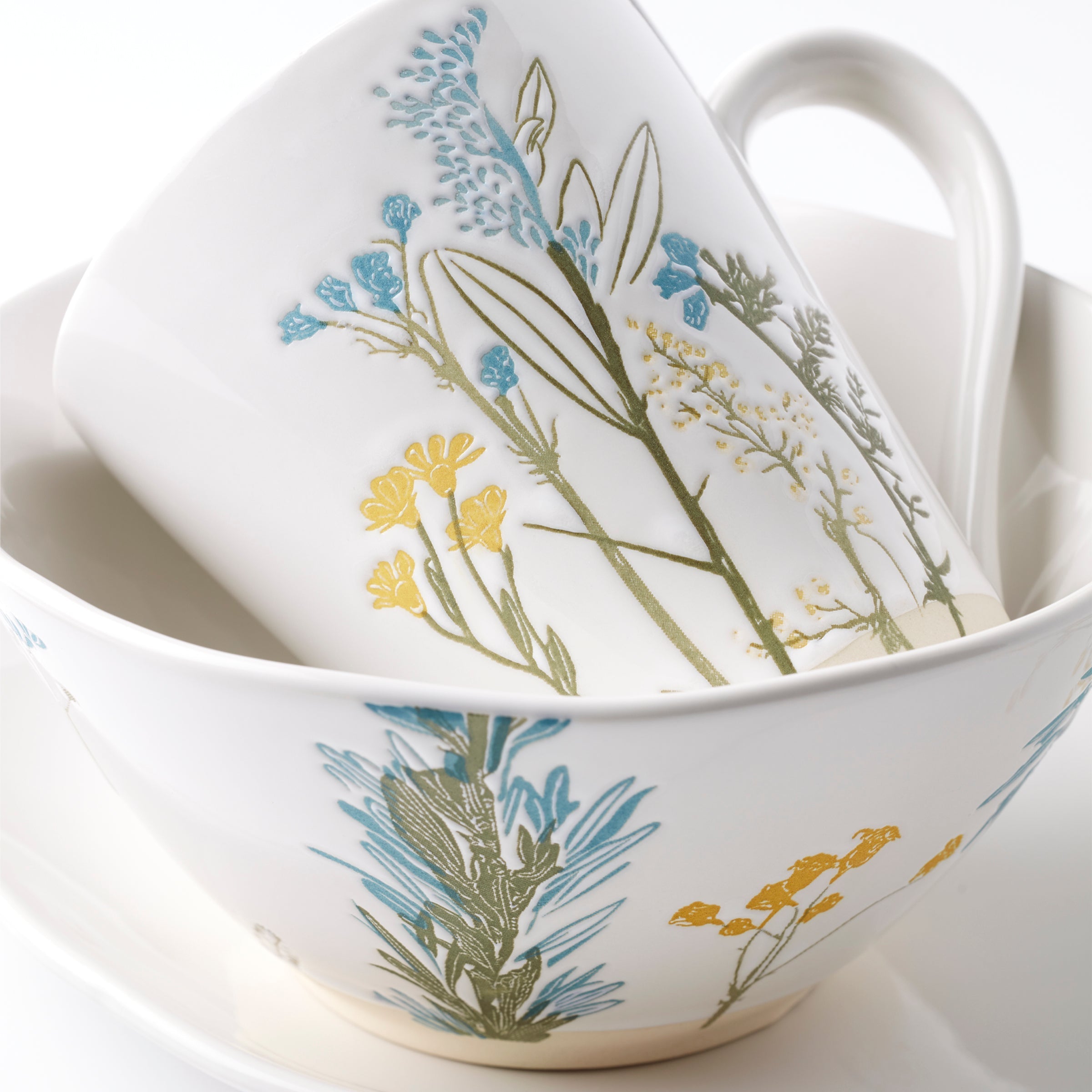 Lenox Westmore Wildflowers Mugs, Set of 4 - Image 3