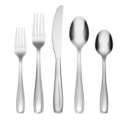 Lenox Westmore Waylen 40-Piece Flatware Set with Rustic Caddy