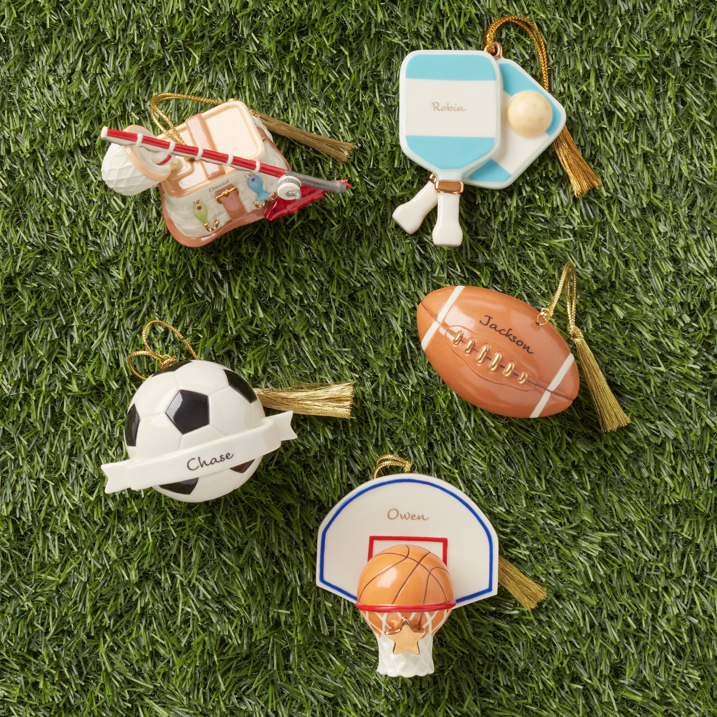 Lenox Westmore Personalized Soccer Ball Ornament - Image 4