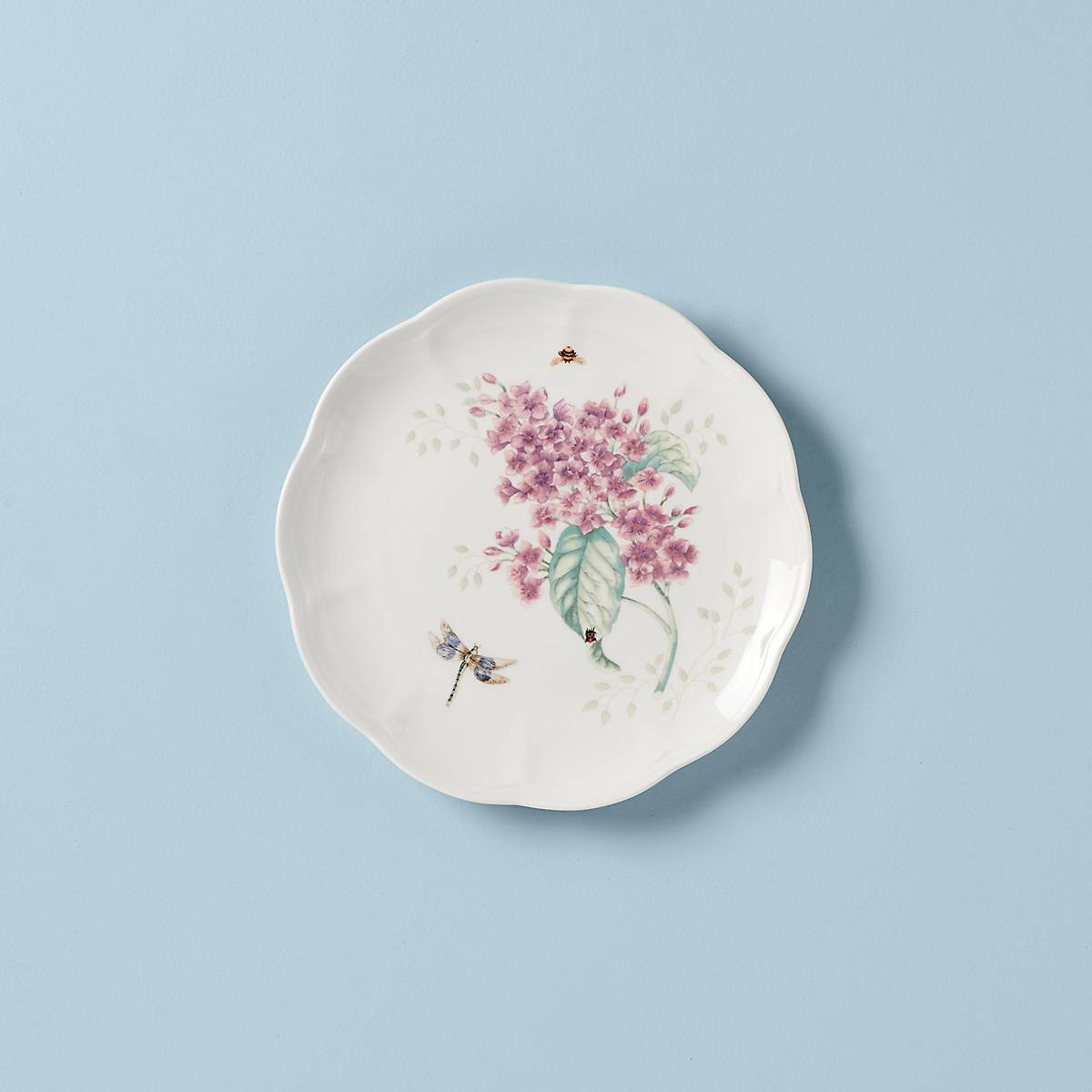 Lenox Westmore Butterfly Meadow Orange Sulphur Accent Plate
