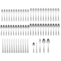 Alternative view of Lenox Westmore French Perle Scallop Vintage 65-Piece Flatware Set