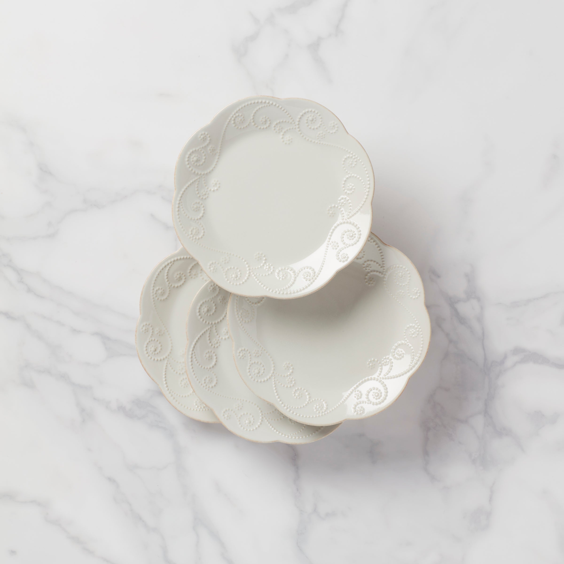 Lenox Westmore French Perle White 4-Piece Dessert Set