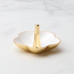 Lenox Westmore Make It Pop White Metal Ring Dish