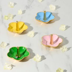 Alternative view of Lenox Westmore Make It Pop Green Metal Ring Dish