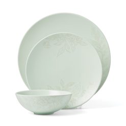 Alternative view of Lenox Westmore Roseto Soft Sage 12-Piece Dinnerware Set