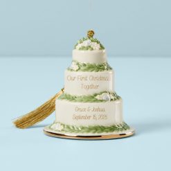 Lenox Westmore Personalized 1st Christmas Cake Ornament