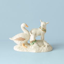 Lenox Westmore First Blessing Goose & Lambs Figurine