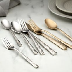 Alternative view of Lenox Westmore Robyn Champagne Mist Satin 20-Piece Flatware Set