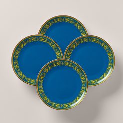 Lenox Westmore LX Remix Blue Accent Plates, Set of 4
