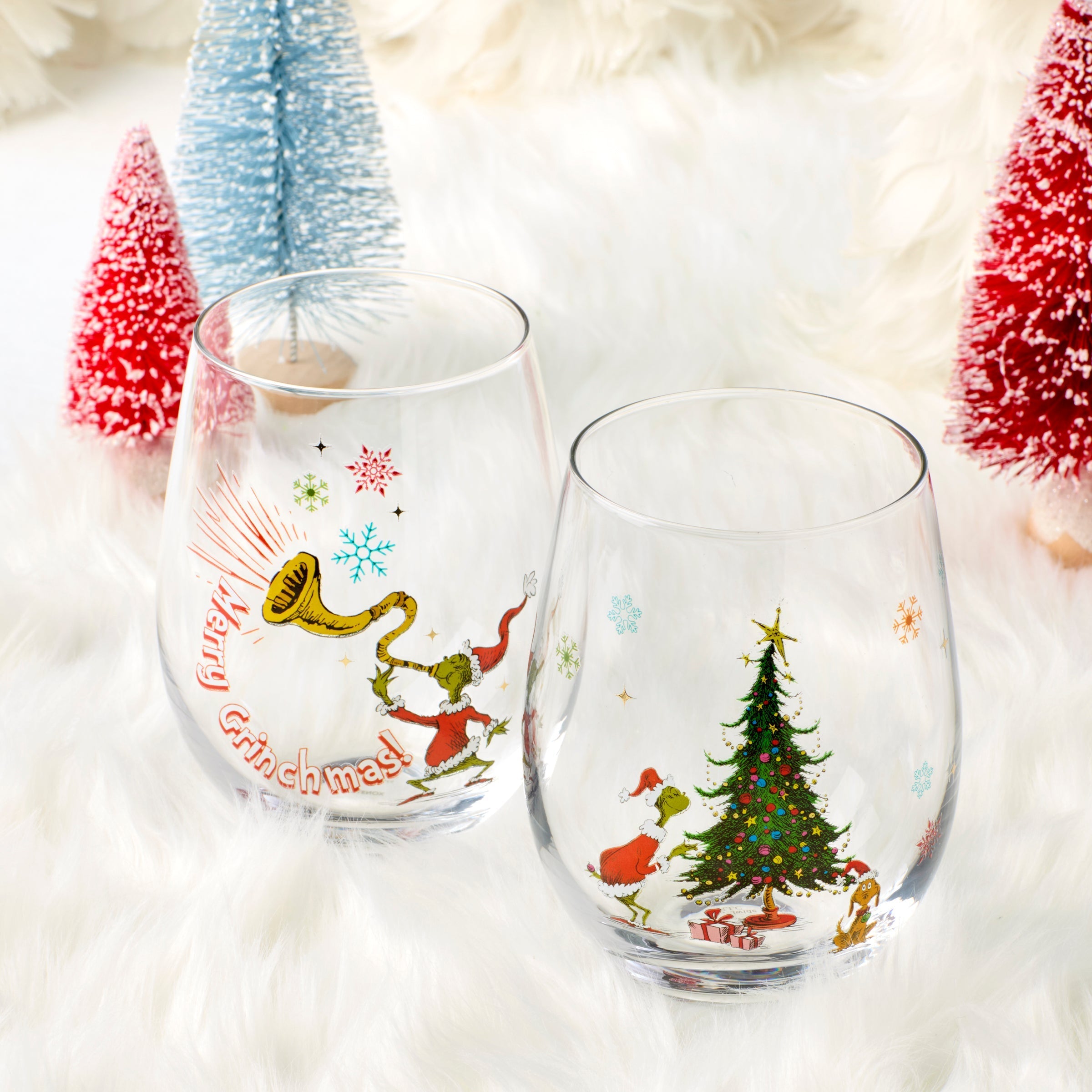 Lenox Westmore Merry Grinchmas Glass Tumblers, Set of 4 - Image 3