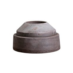 Lenox Westmore Hoff Raw Grey Candleholder