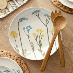 Alternative view of Lenox Westmore Wildflowers Salad Bowl with Servers