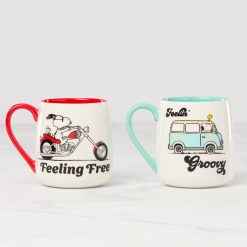 Alternative view of Lenox Westmore Peanuts Mugs Groovy-Feeling Free, Set of 2