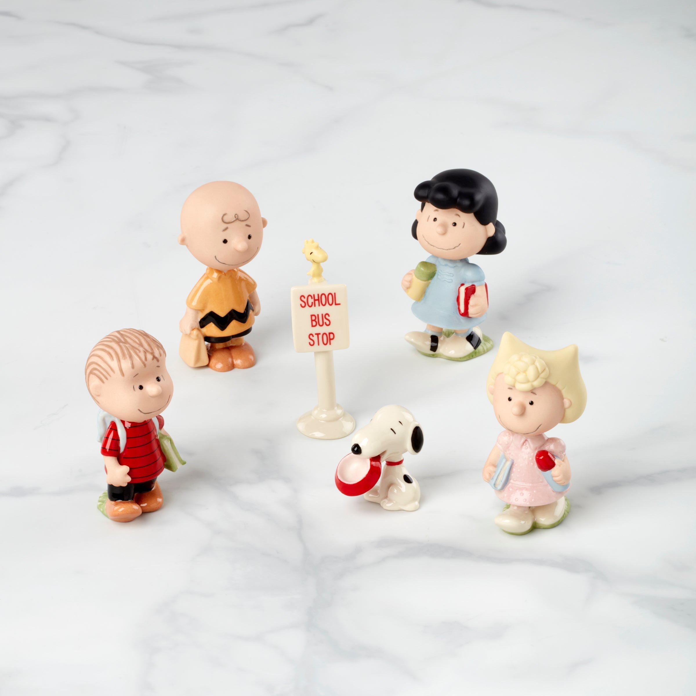 Lenox Westmore Peanuts 6-Piece Back To School Figurine Set