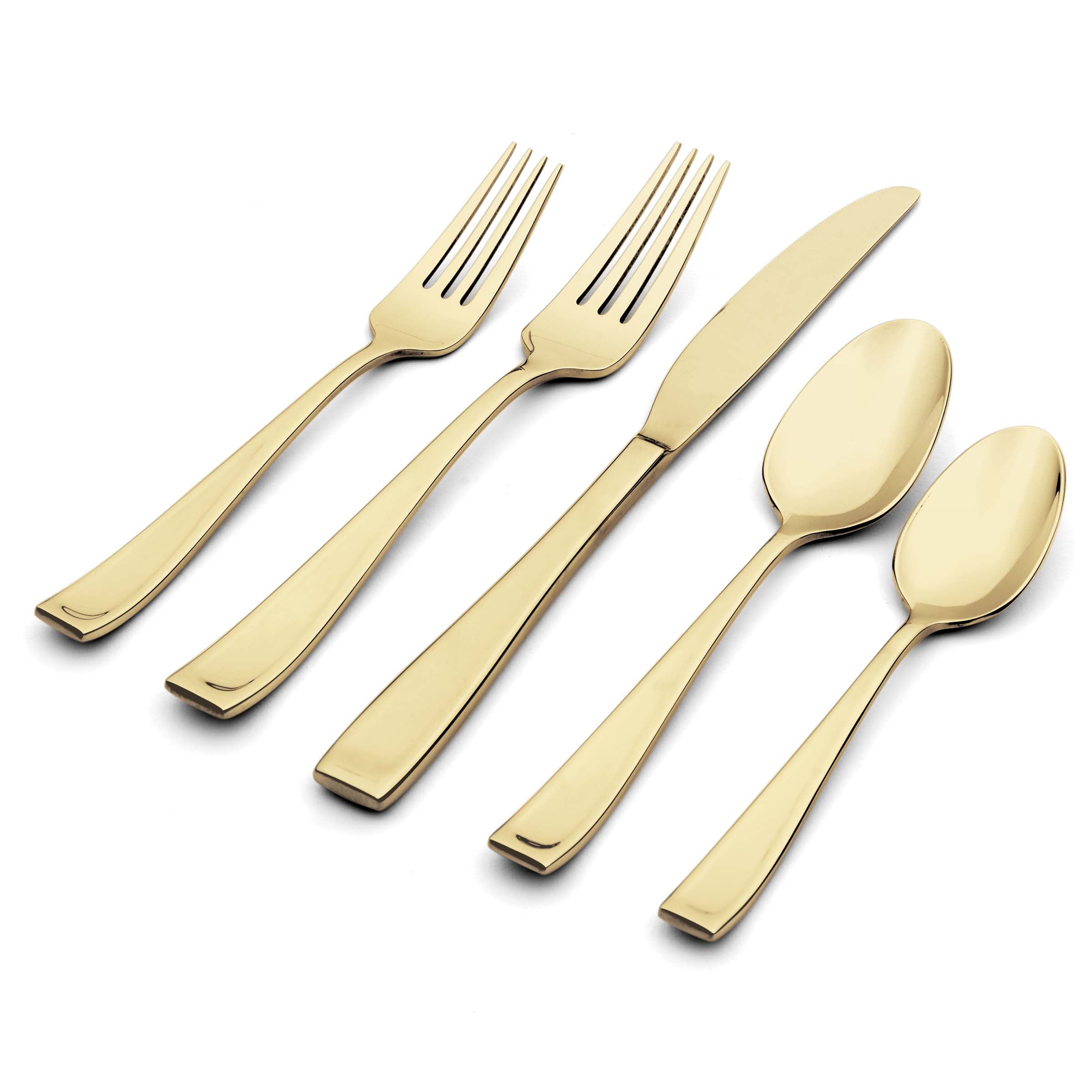 Lenox Westmore Moda Champagne Satin 20- Piece Flatware Set - Image 4