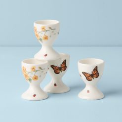 Lenox Westmore Butterfly Meadow Footed Egg Cups - Set Of 4