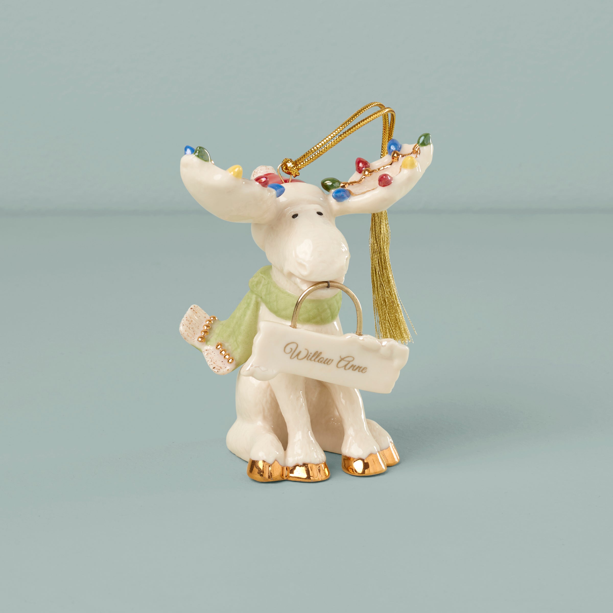 Lenox Westmore Personalized Marcel The Moose Ornament