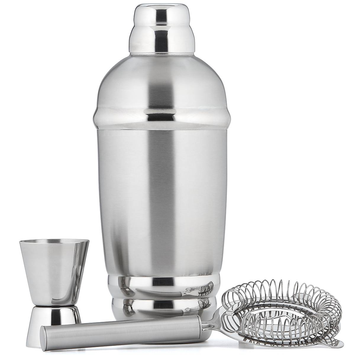Lenox Westmore Tuscany Classics Stainless Steel Cocktail Shaker & Strainer Set - Image 2