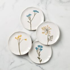 Lenox Westmore Wildflowers Tidbit Plates, Set of 4